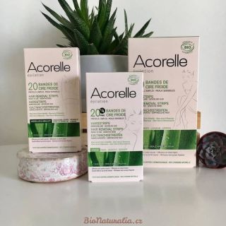 ACORELLE Depilační proužky 🌿na obličej 🌿na podpaží a třísla 🌿na tělo Depilační proužky za studena bez parfemace, bez...